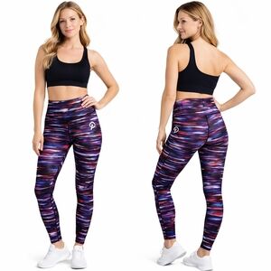 PELOTON WITH Melody High Waisted Womens Leggings Multicolor Athleisure Small